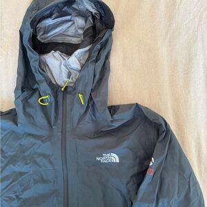 North face summit series rain jacket - size large - steel blue color - goretex